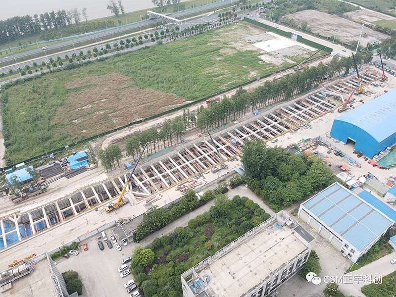 【匠心建造】正宇科創(chuàng)CSM、三軸、五軸齊上陣，高效助力長(zhǎng)江新城諶家磯大道項(xiàng)目！