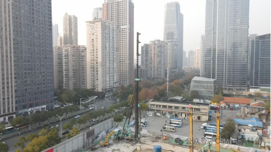 熱烈慶祝電影制片廠(chǎng)二期E1地塊項(xiàng)目CSM止水帷幕順利完工！